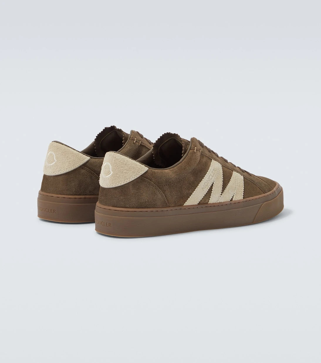 Moncler - Monaco2 süet ve deri sneaker'lar
