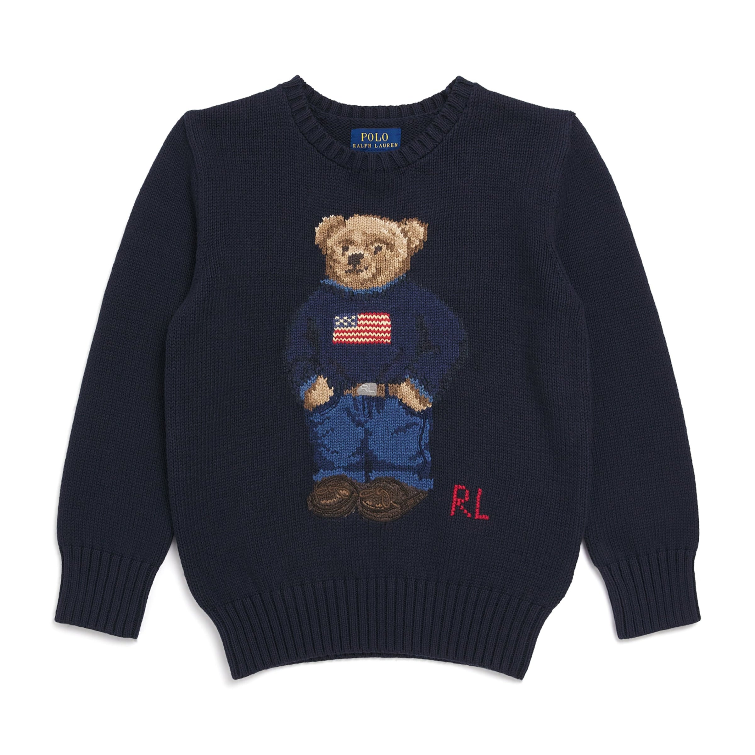 Ralph Lauren Kids Cotton Polo Bear Sweater (2-7 Years)