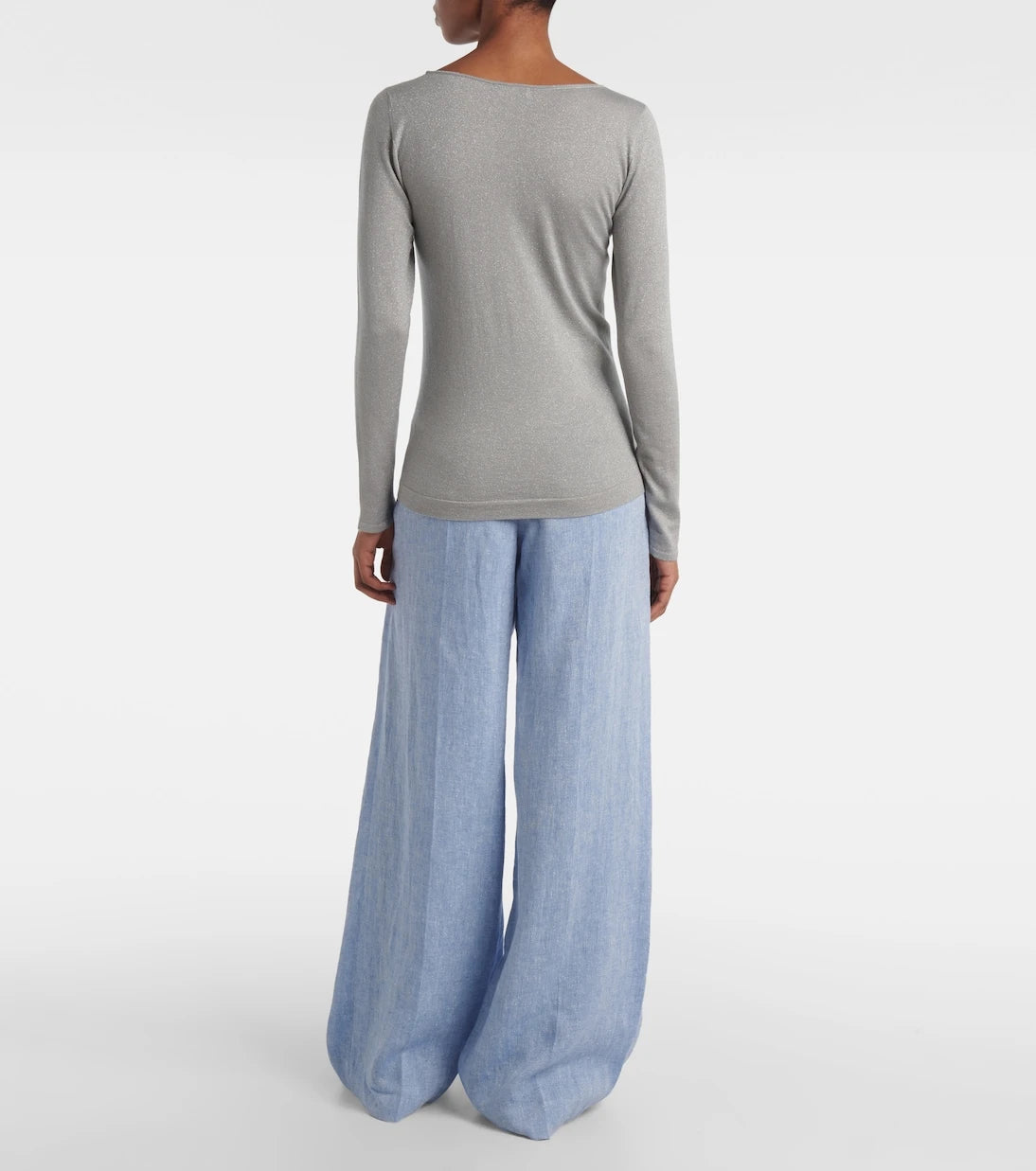 Brunello Cucinelli - Sparkling cashmere and silk-blend sweater