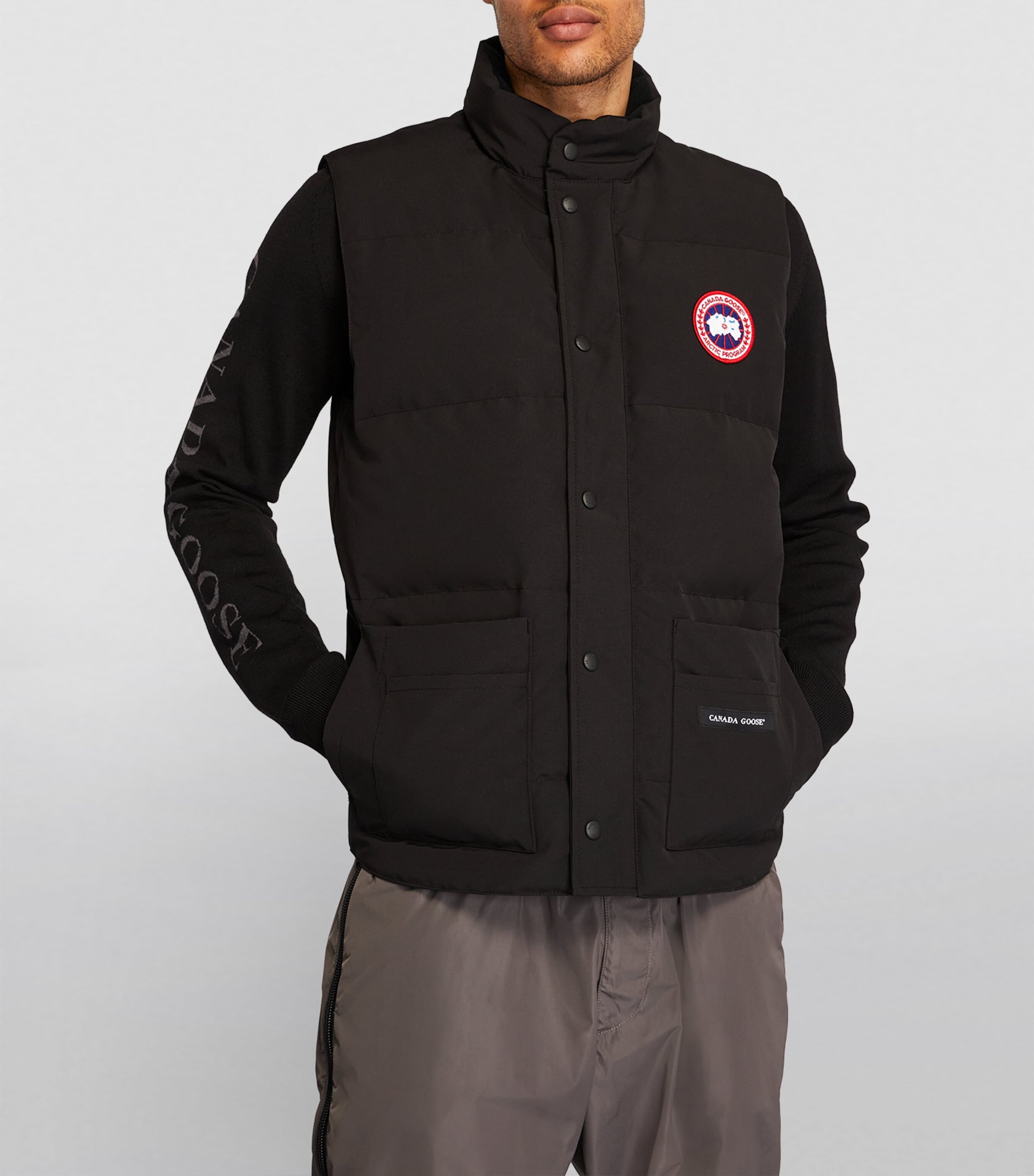Canada Goose Black Freestyle Crew Gilet