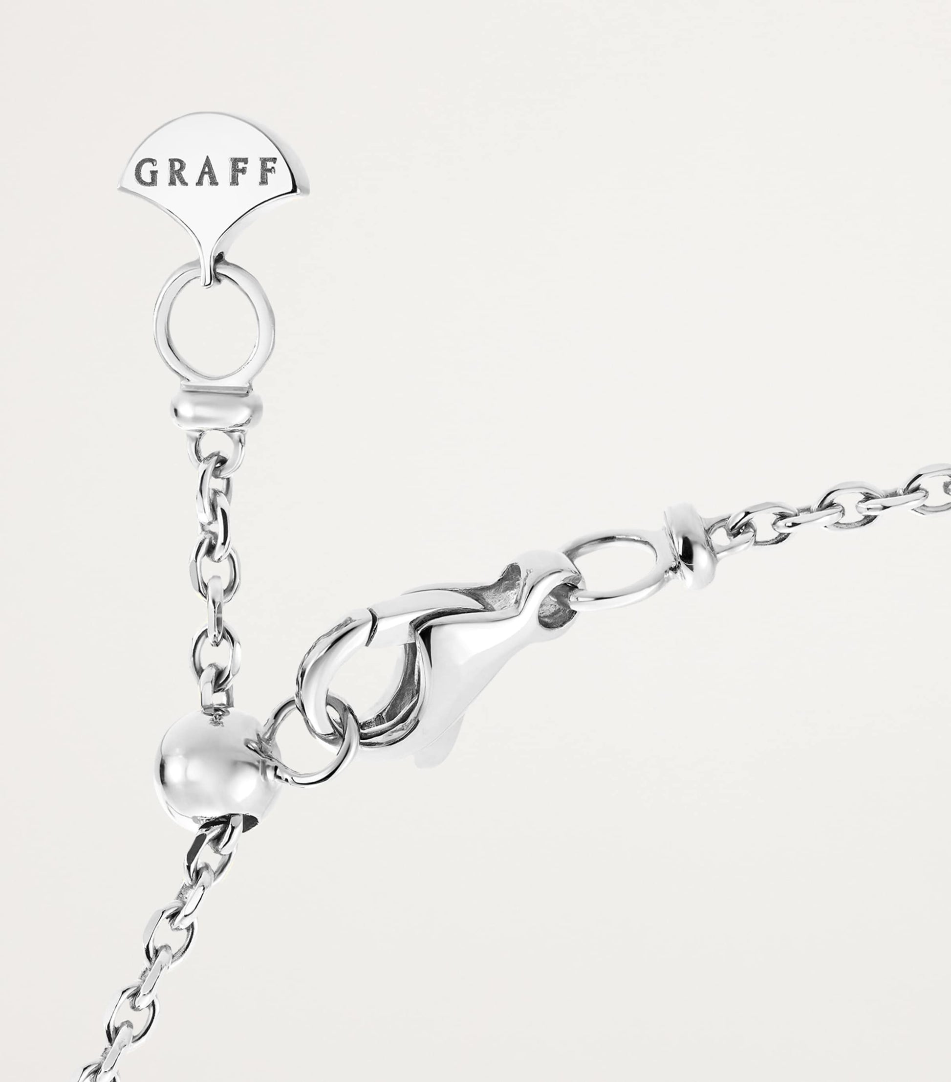 White Gold and Diamond Butterfly Necklace