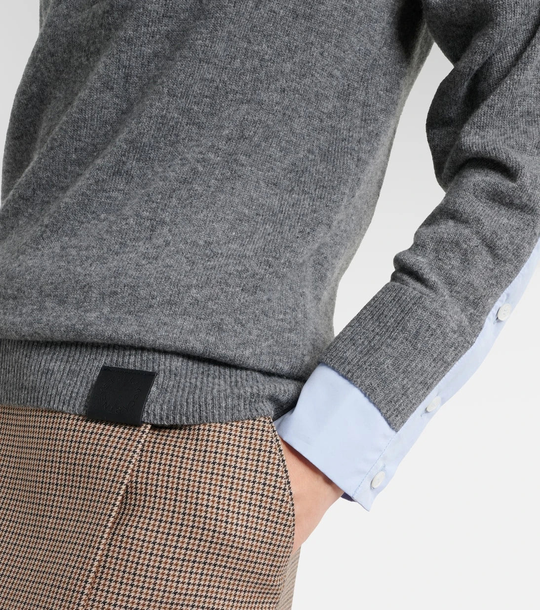 Stella McCartney - Layered virgin wool polo sweater