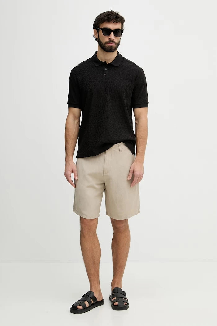 Armani Exchange тениска с яка мъжка памучна