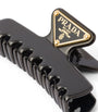 Prada Black Triangle Hair Clip