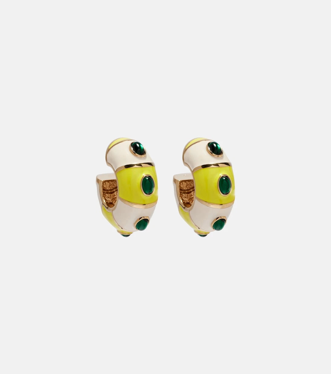 Jacquemus - Rayures süslemeli halka küpe