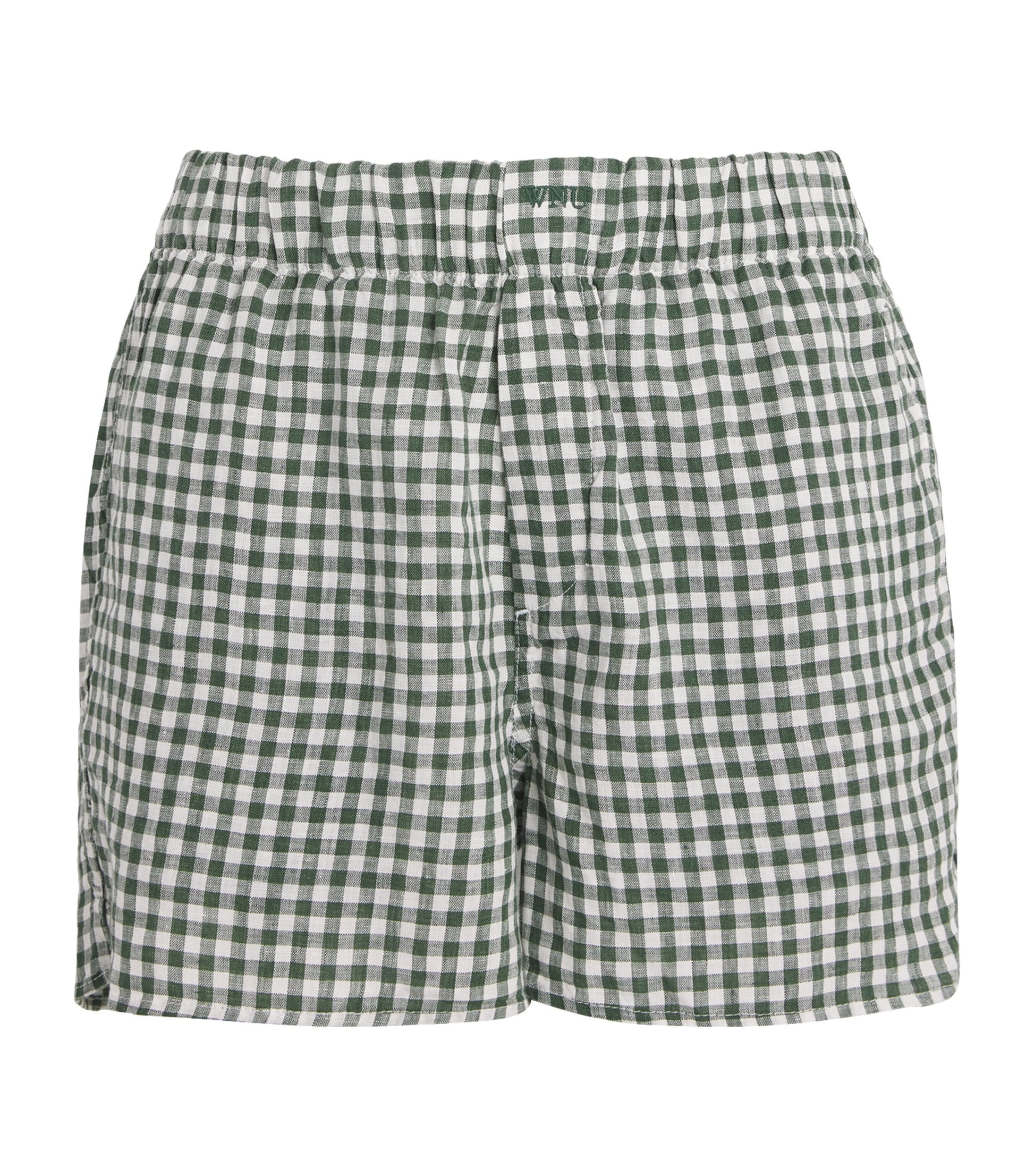 Green Linen The Boxer Shorts