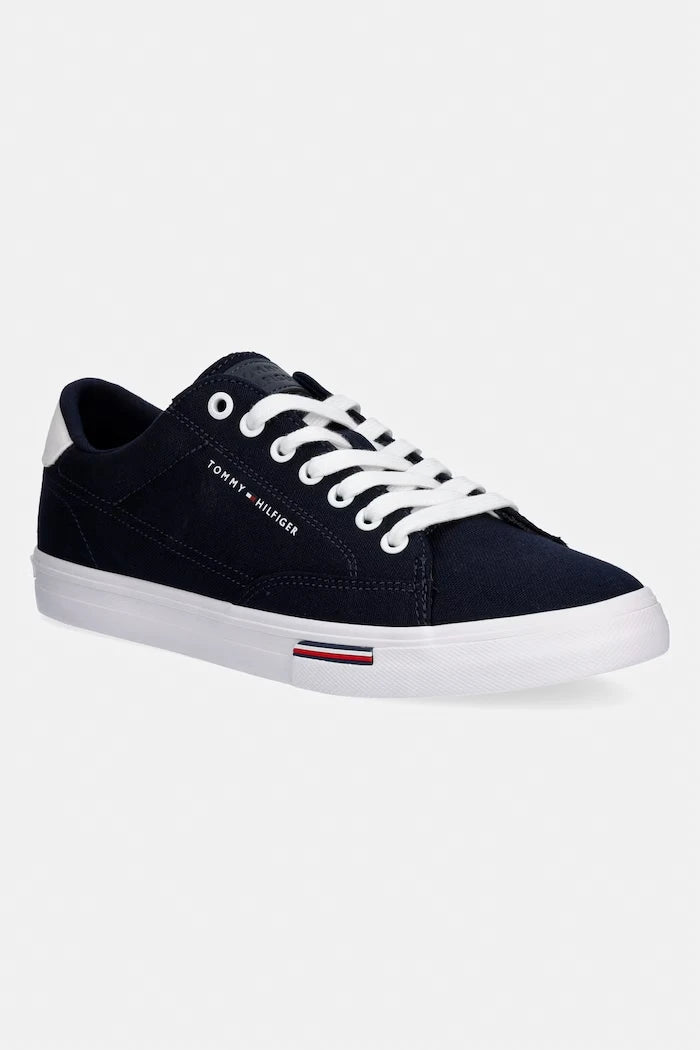 Tommy Hilfiger VULC CORE RWB LONG LACE CVS erkek düşük sneaker
