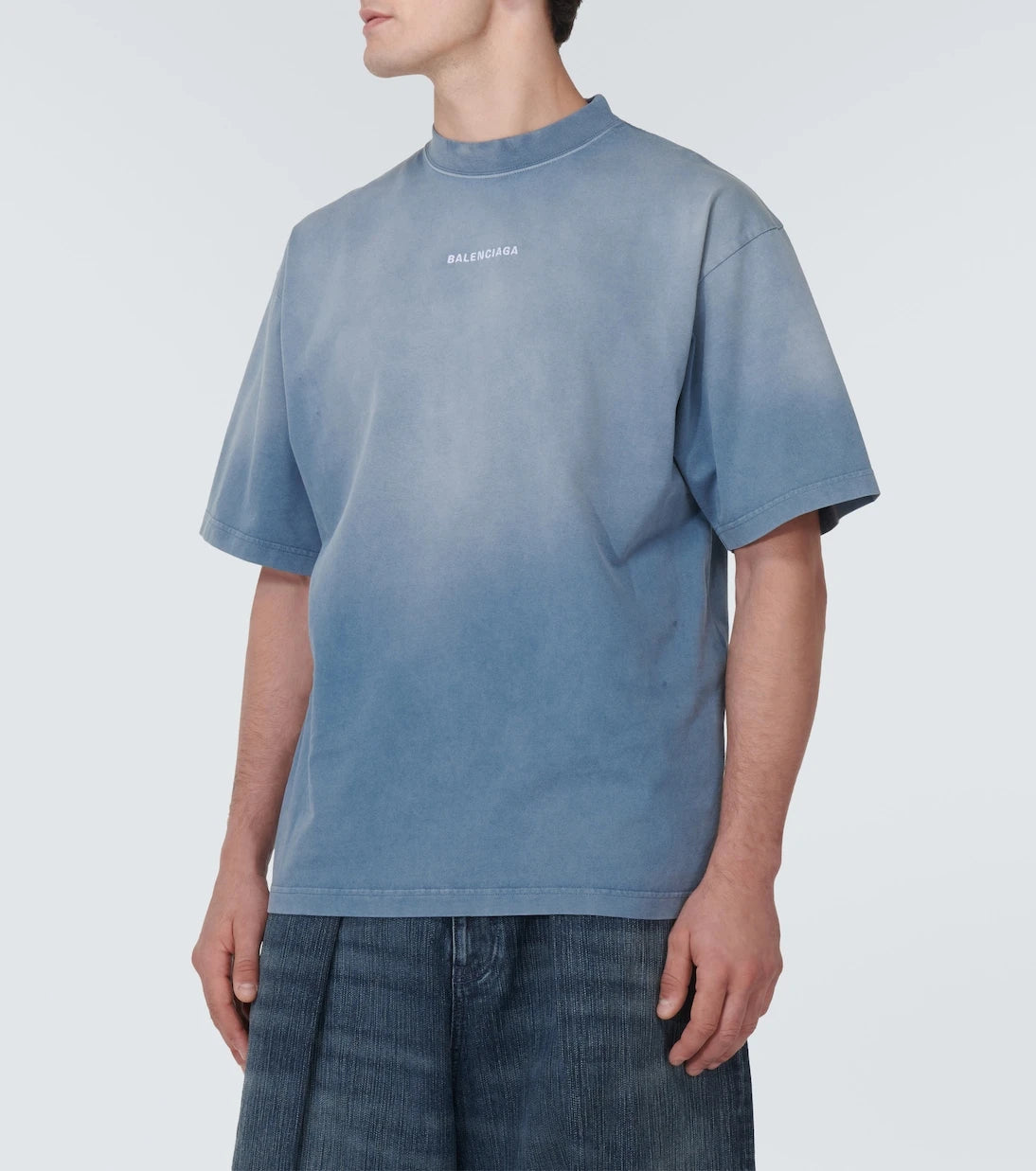 Balenciaga - Logo cotton jersey T-shirt