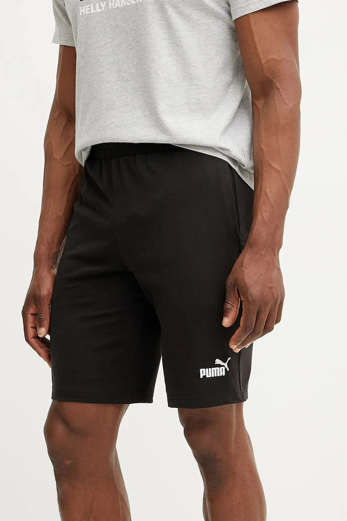 Puma Erkek Pamuklu Kısa Eşofman Şortu Essential Jersey