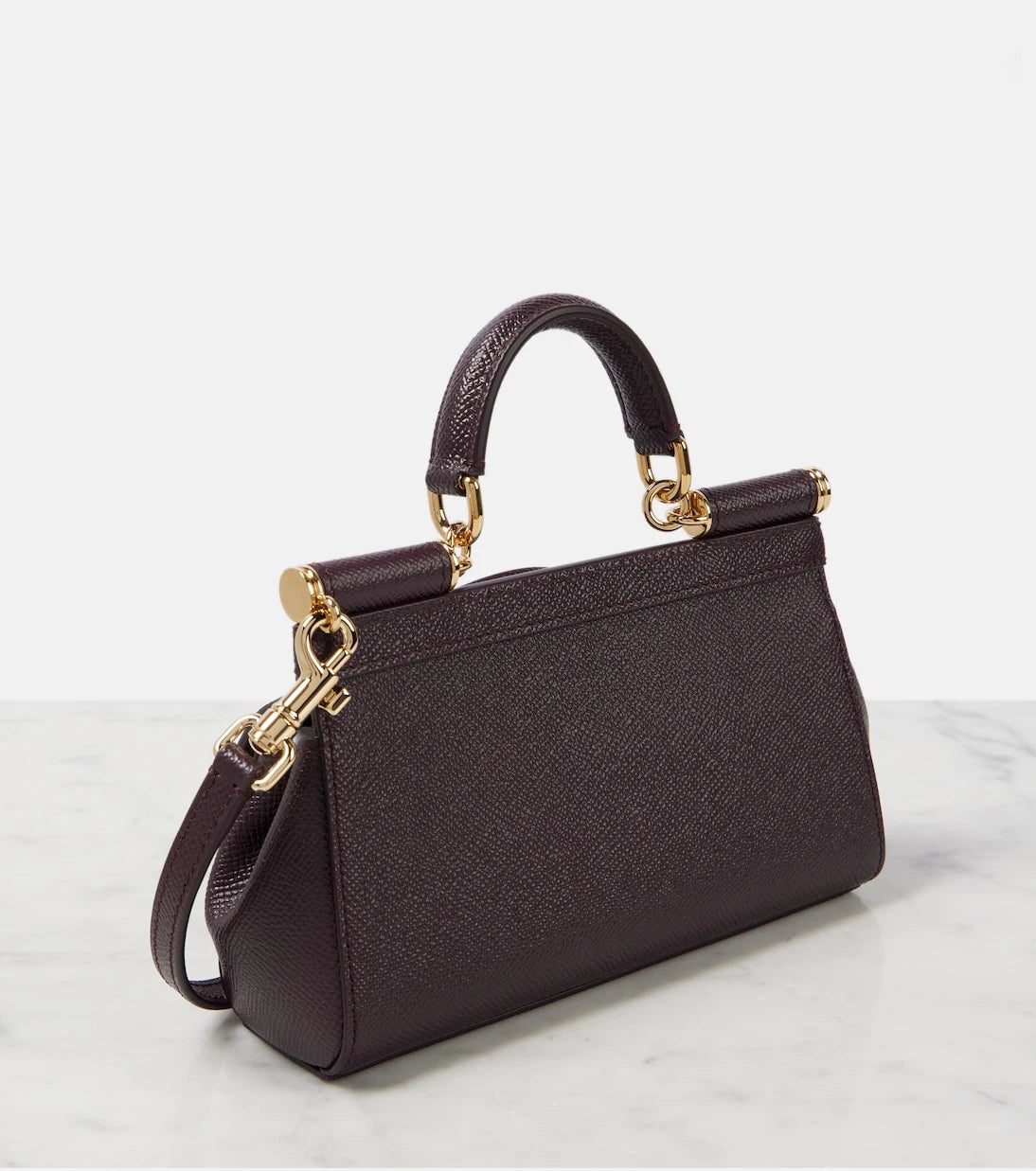 Dolce&Gabbana - Sicily Small leather tote bag