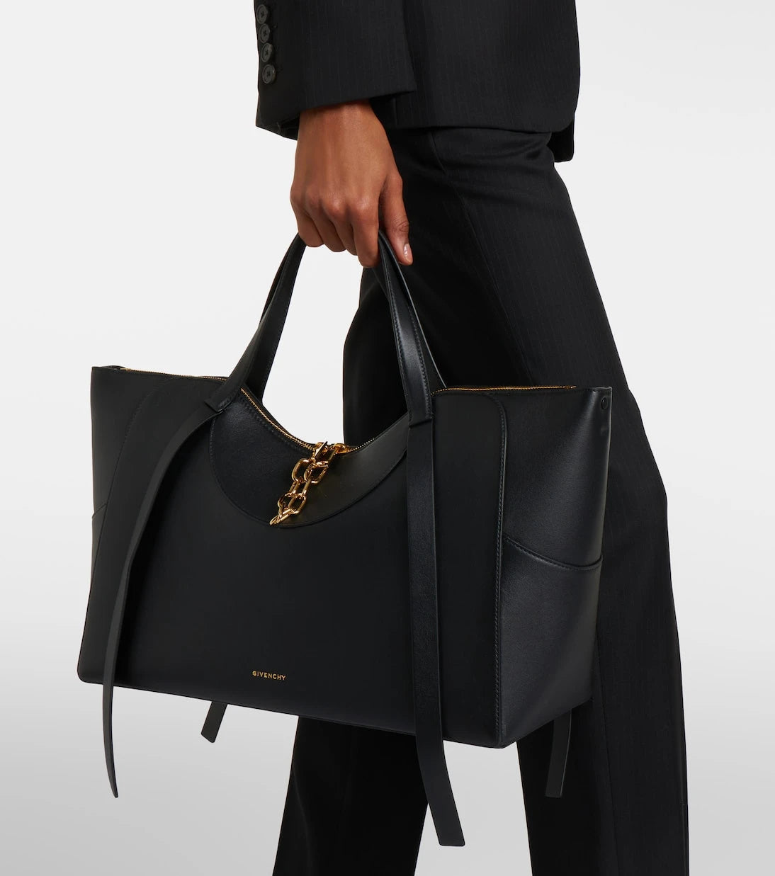 Givenchy - The Snatch Large leather tote bag