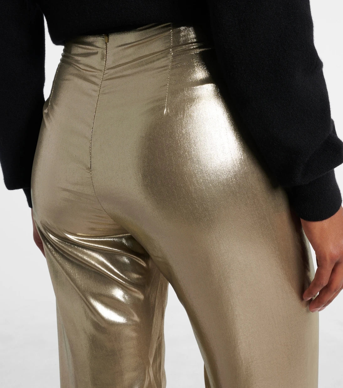 Galvan - High-rise wide-leg pants