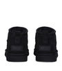 UGG Black Suede Classic Ultra Mini Boots