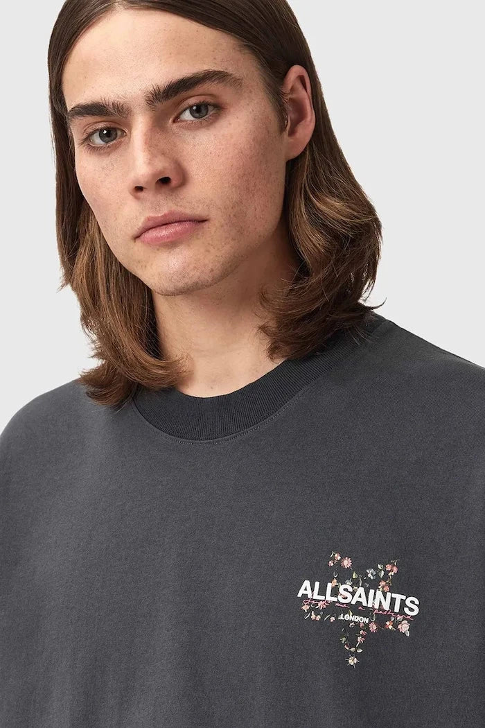 AllSaints тениска мъжка от памук PENTACLE