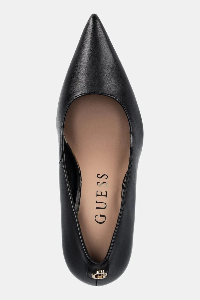 Кожени обувки с тънък ток Guess PRINDY