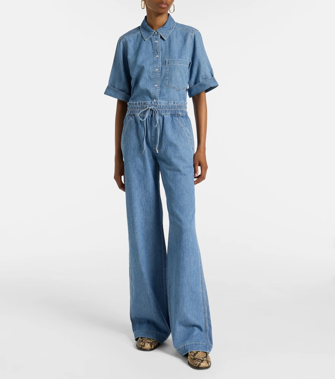 Veronica Beard - Dunford wide-leg jeans