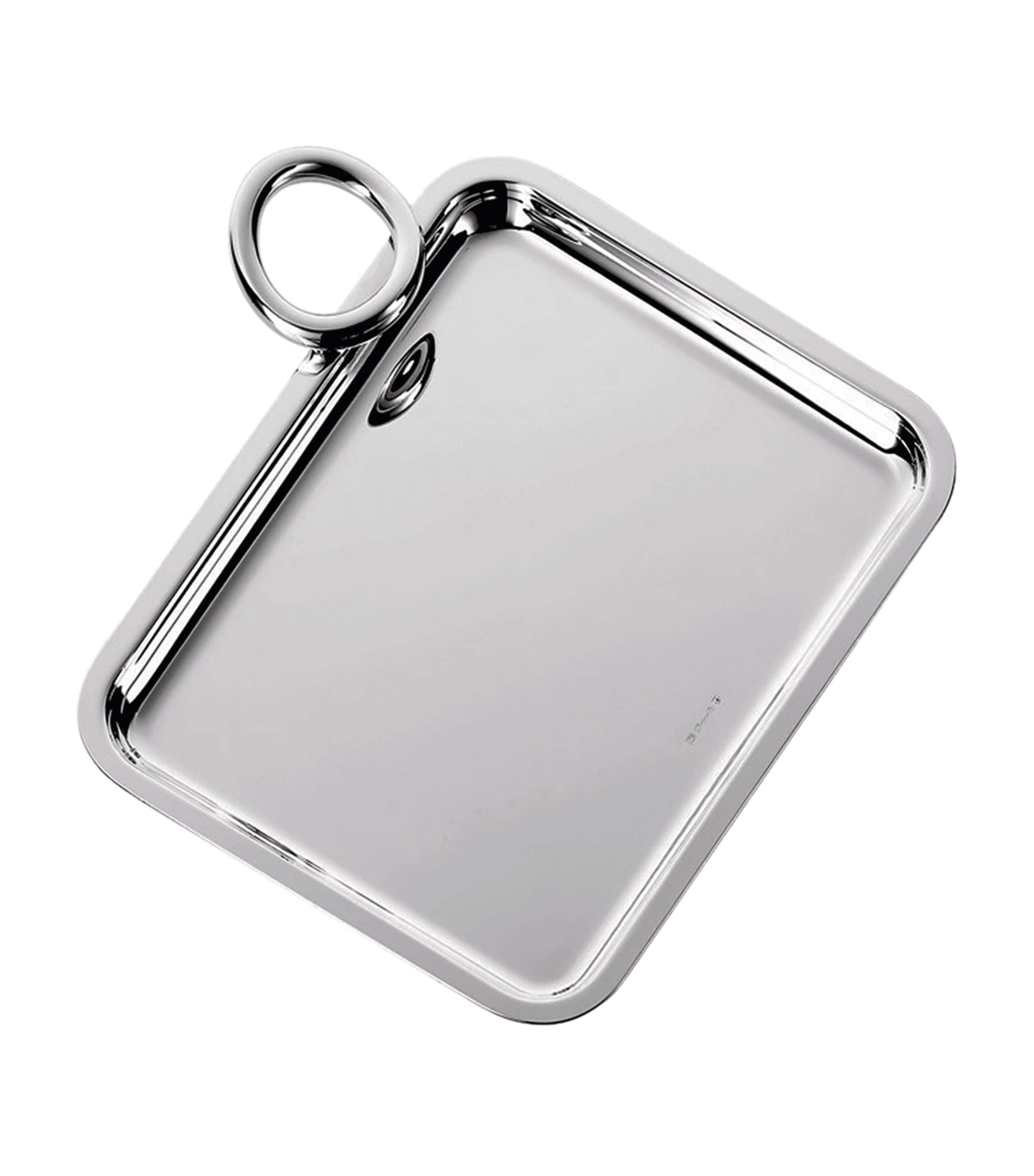 Christofle Silver-Plated Veritgo Tray (20cm x 16cm)