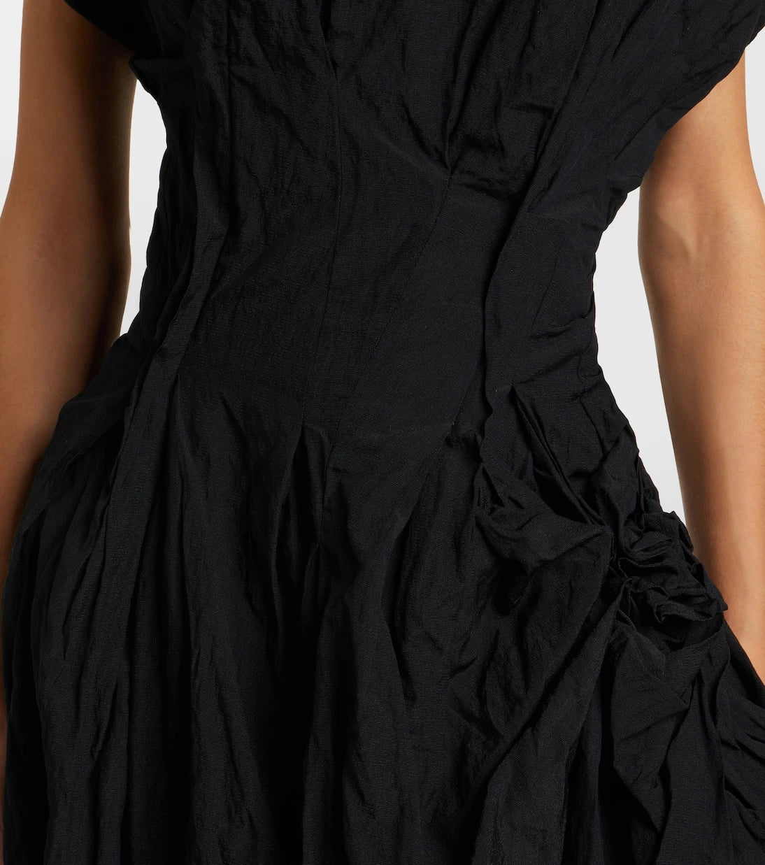 Magda Butrym - Draped cotton-blend cocktail dress