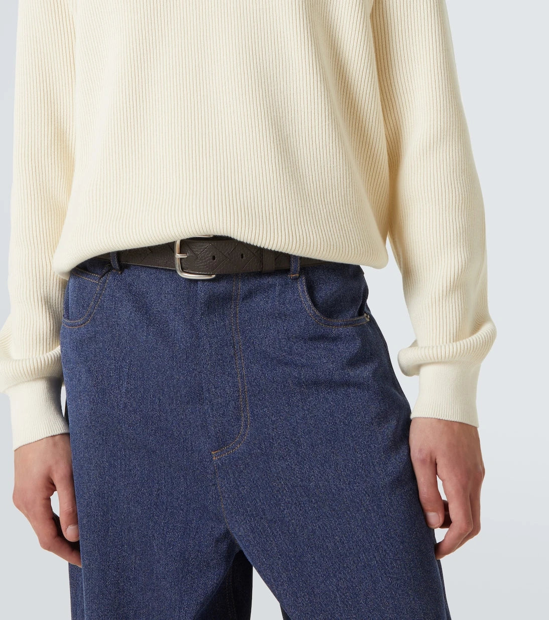 Bottega Veneta - Intrecciato leather belt