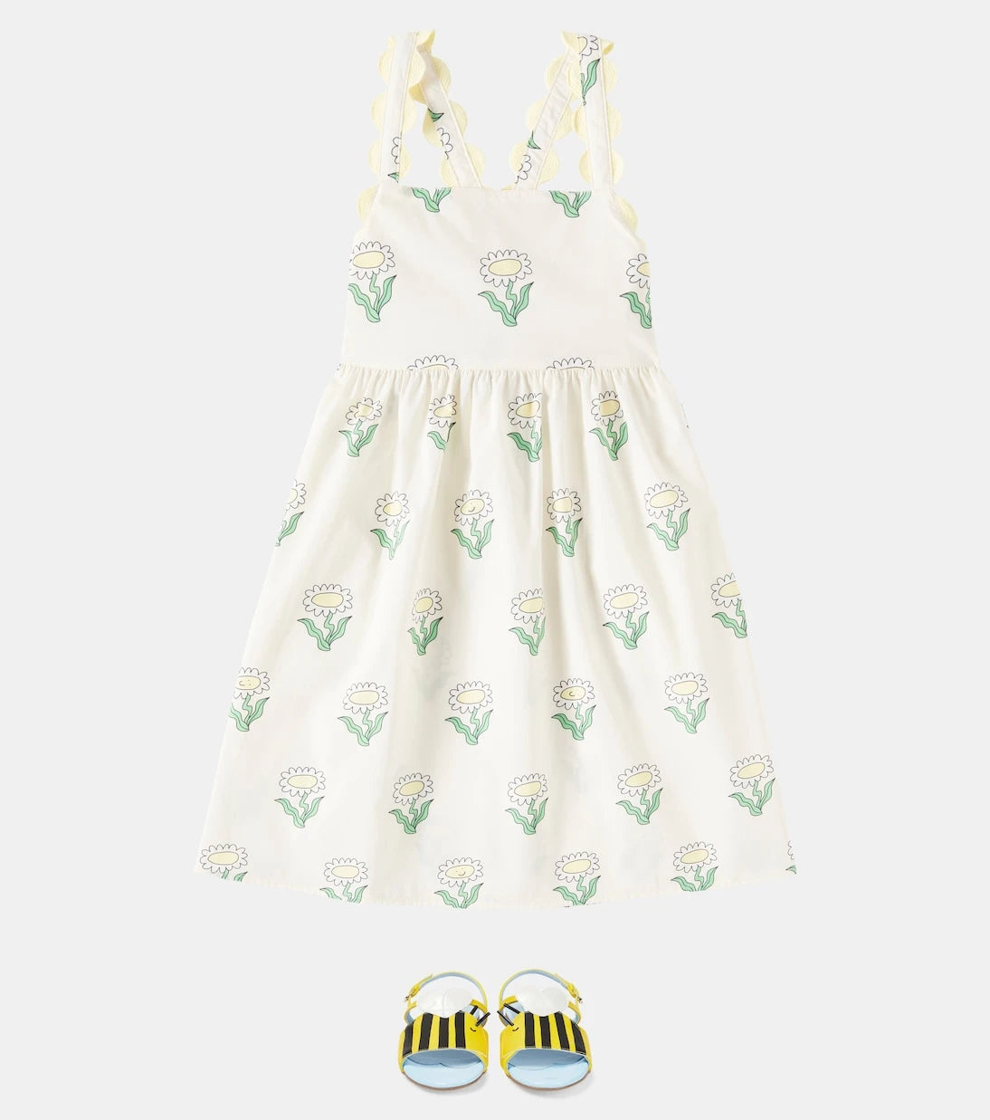 Stella McCartney Kids - Floral cotton dress