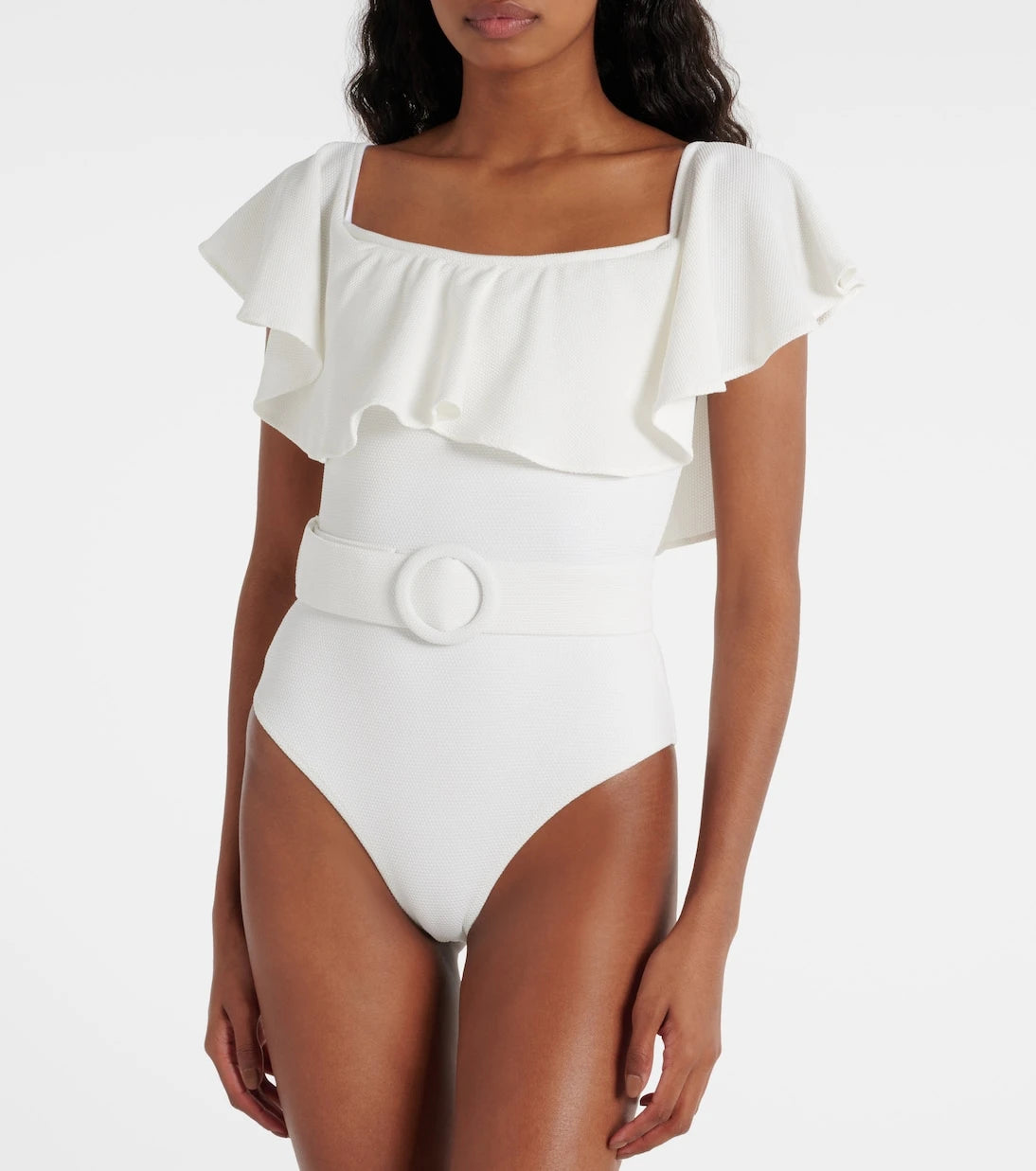 ألكسندرا ميرو - بدلة سباحة شانتال المكشكشة