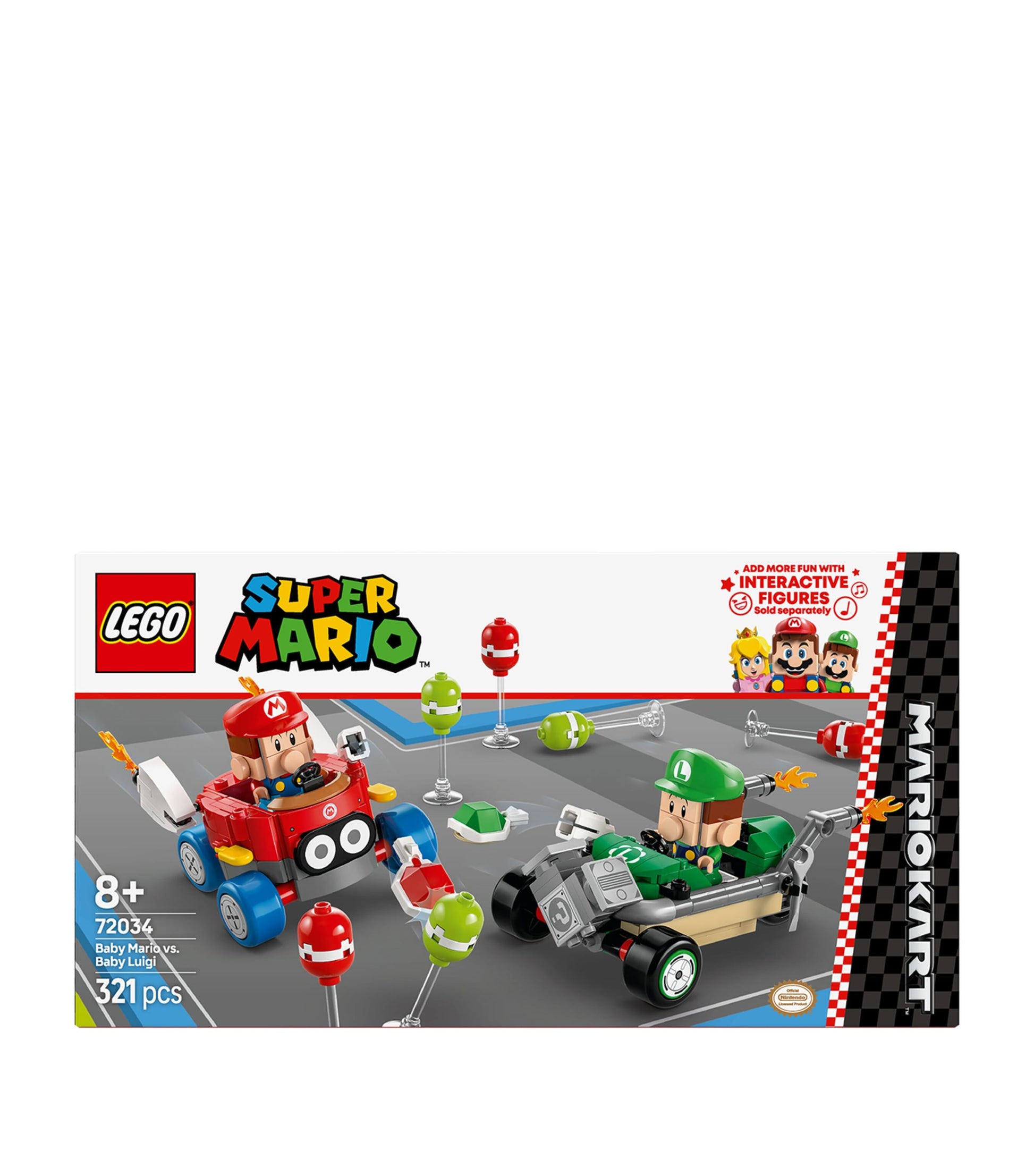 Mario Kart Baby Mario vs. Baby Luigi Set 72034