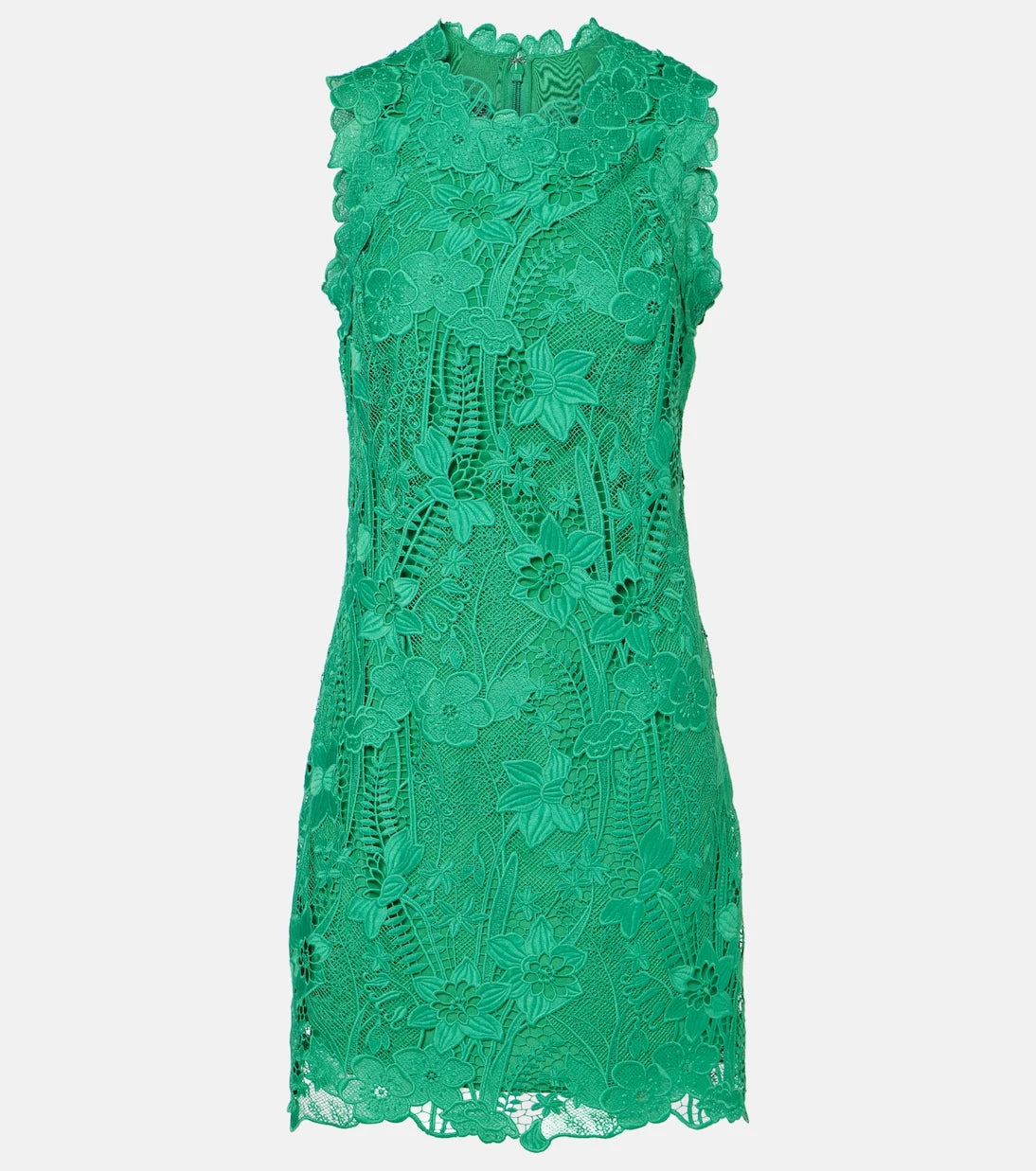 Monique Lhuillier - Floral lace minidress