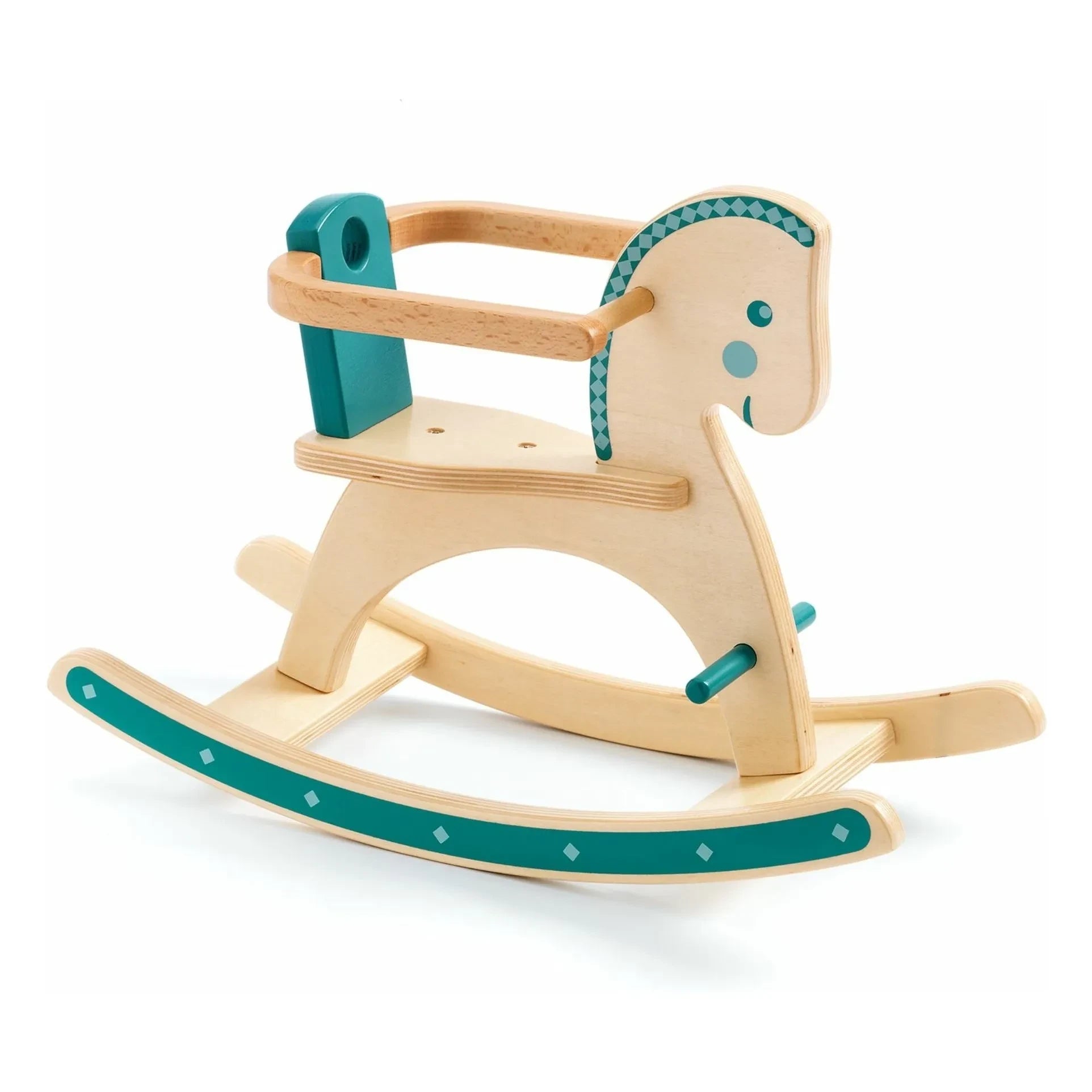 Djeco - POMEA - Rocking horse for dolls | Blue