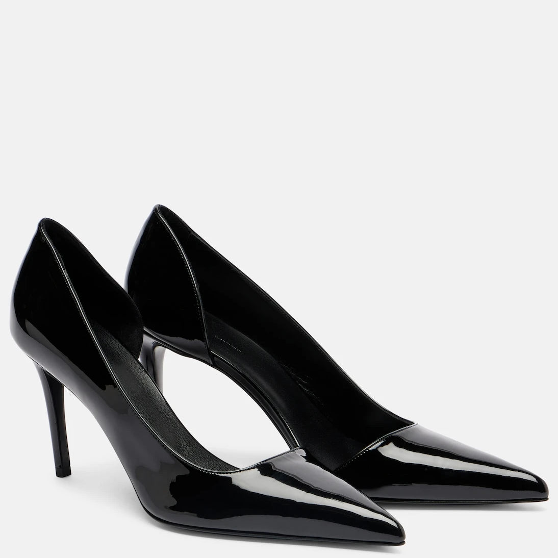 Khaite - Jett D'Orsay 85 patent leather pumps