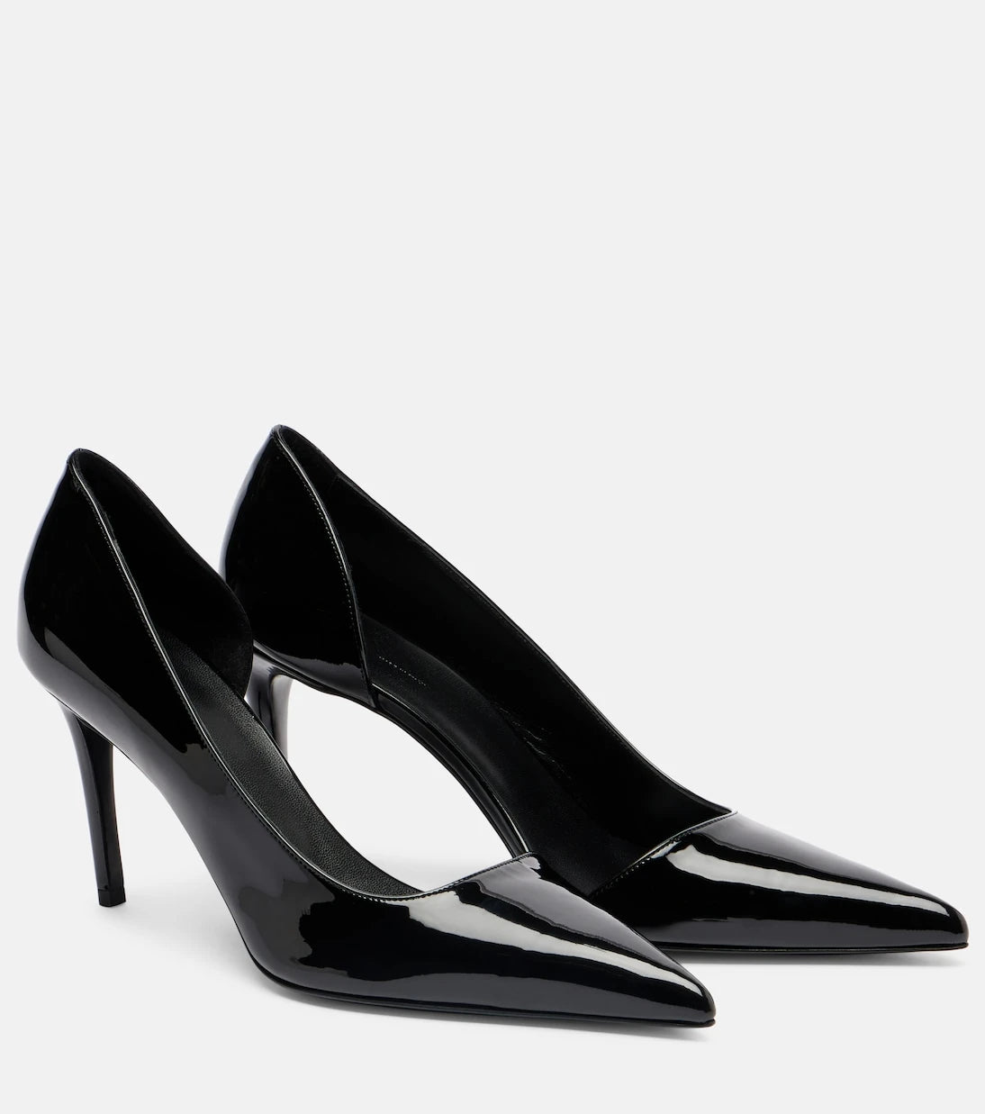 Khaite - Jett D'Orsay 85 patent leather pumps