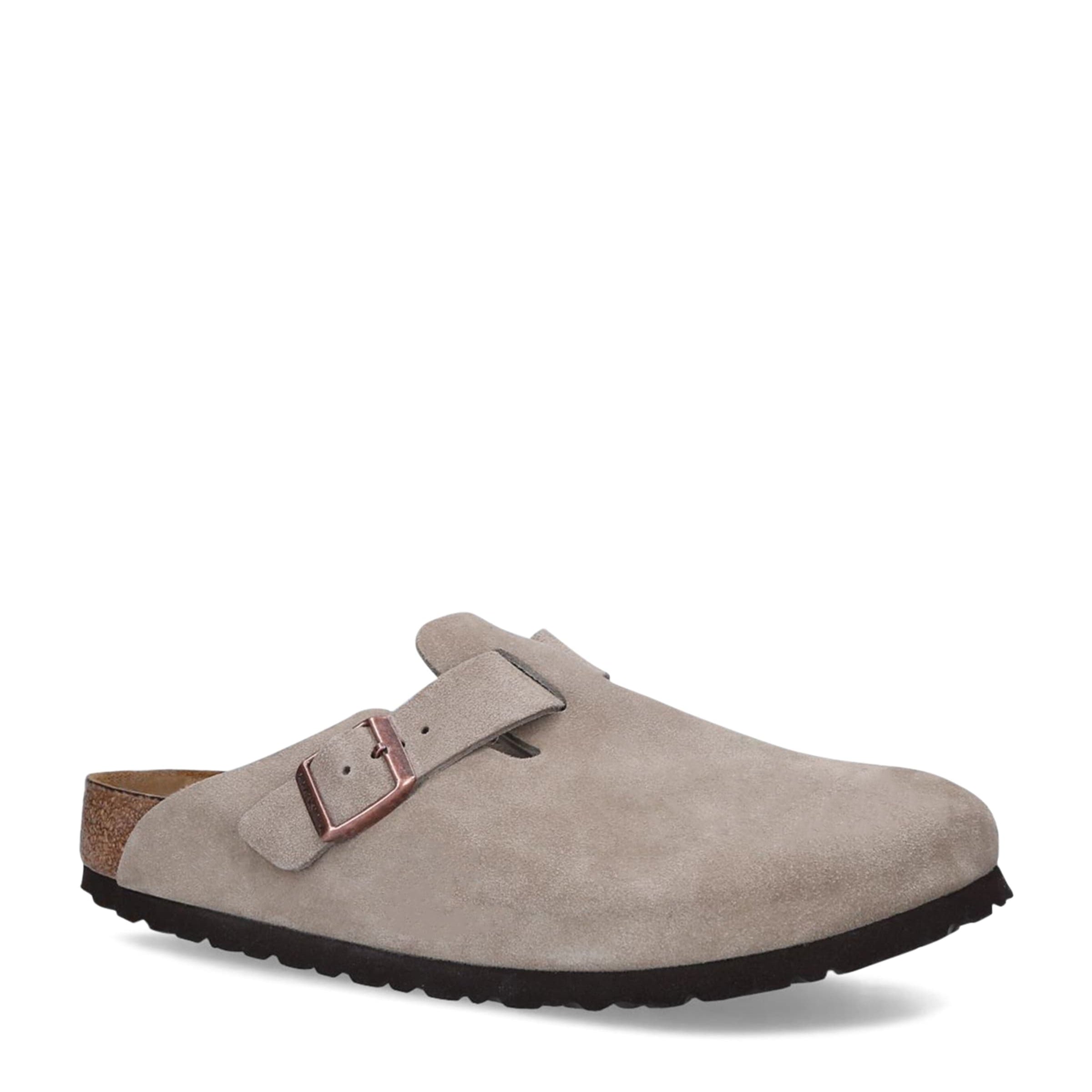 Suede Boston Clogs