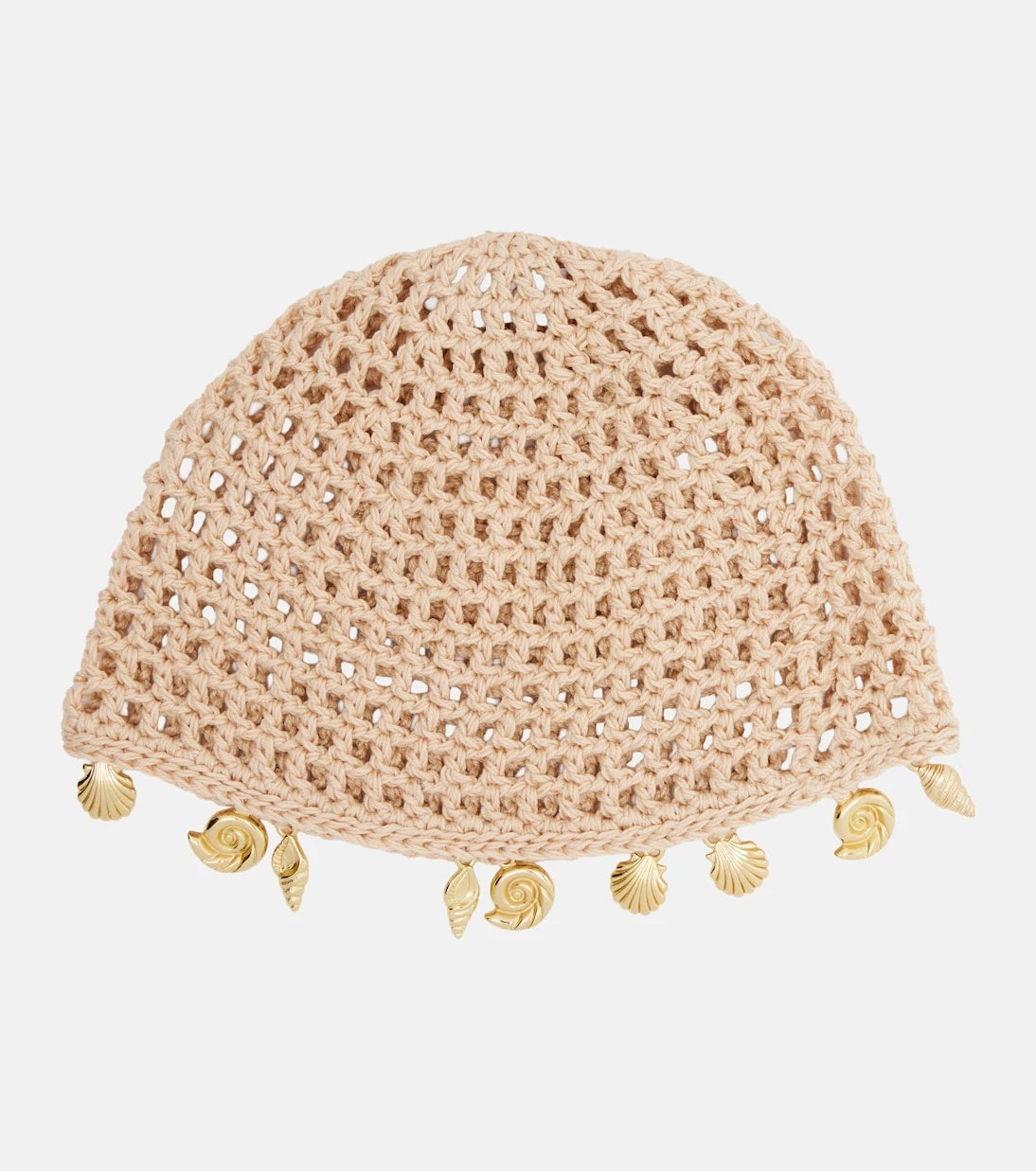 Oséree - Embellished crochet cotton hat