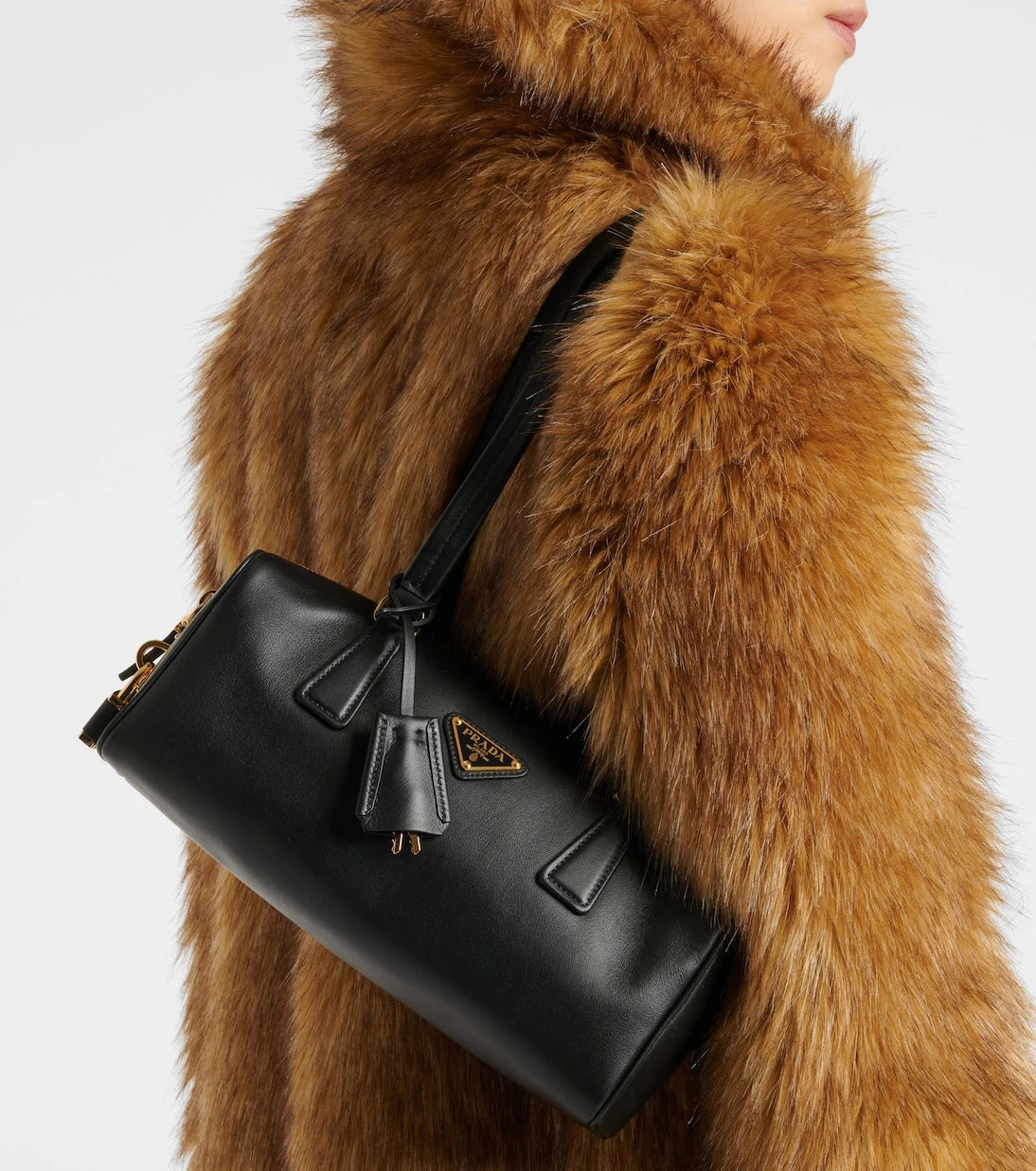 Prada - Medium leather shoulder bag