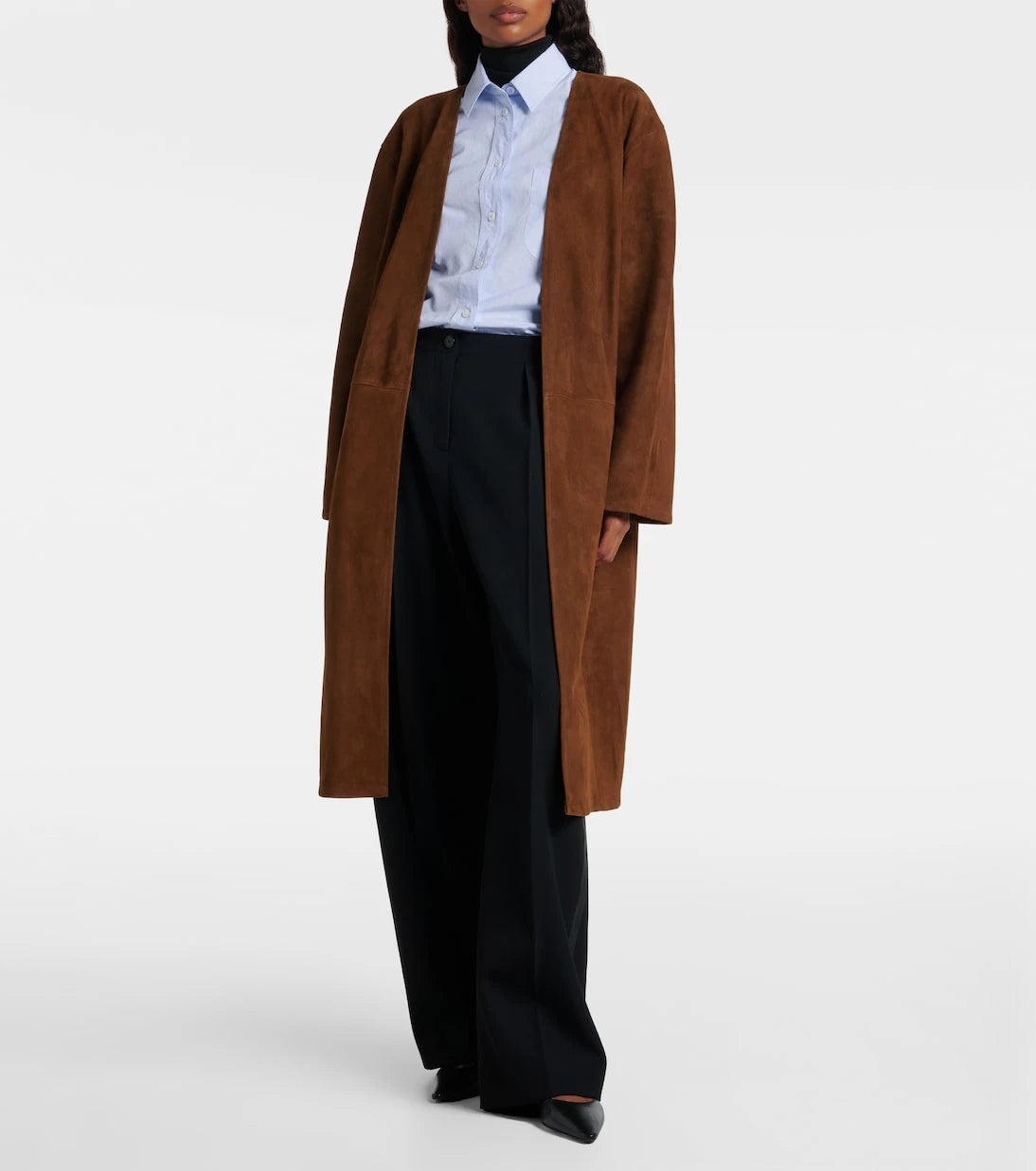 The Row - Serenis suede coat