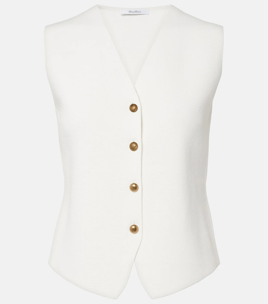 Max Mara - Knitted crêpe vest
