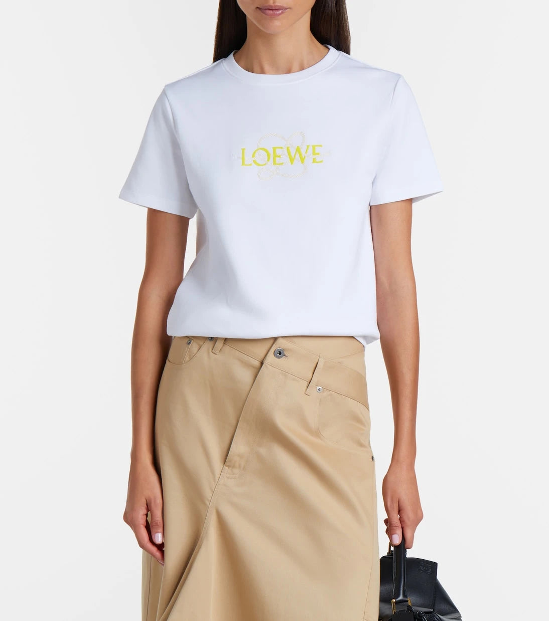 Loewe - Logo cotton-blend jersey T-shirt