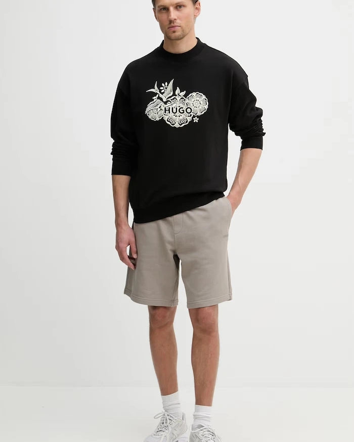 HUGO Erkek Pamuklu Sweatshirt Darony