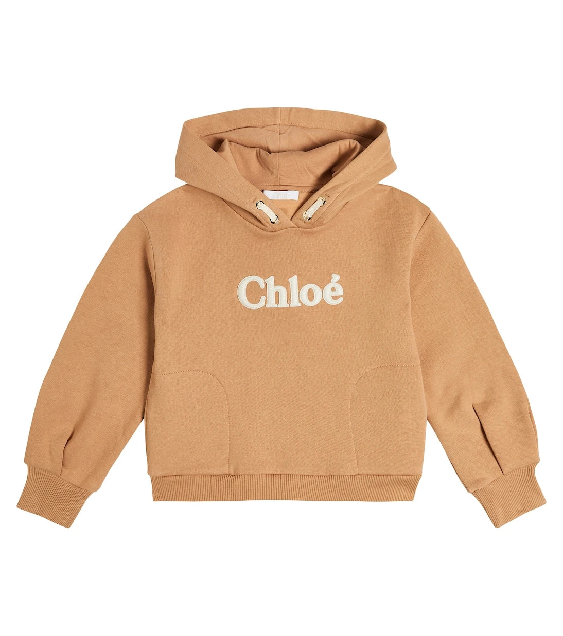 Chloé Kids - Logo cotton hoodie