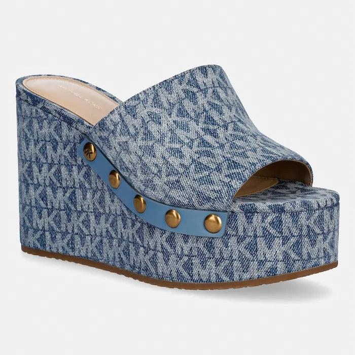 MICHAEL Michael Kors kadın Mayes Wedge Sandalet