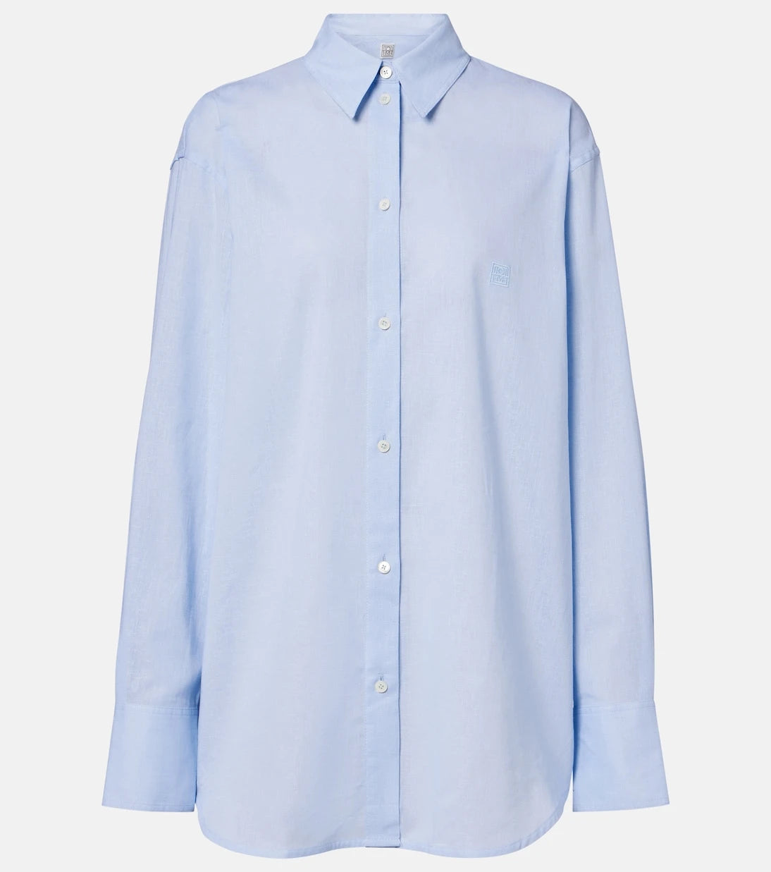 Toteme - Oversized cotton and linen shirt