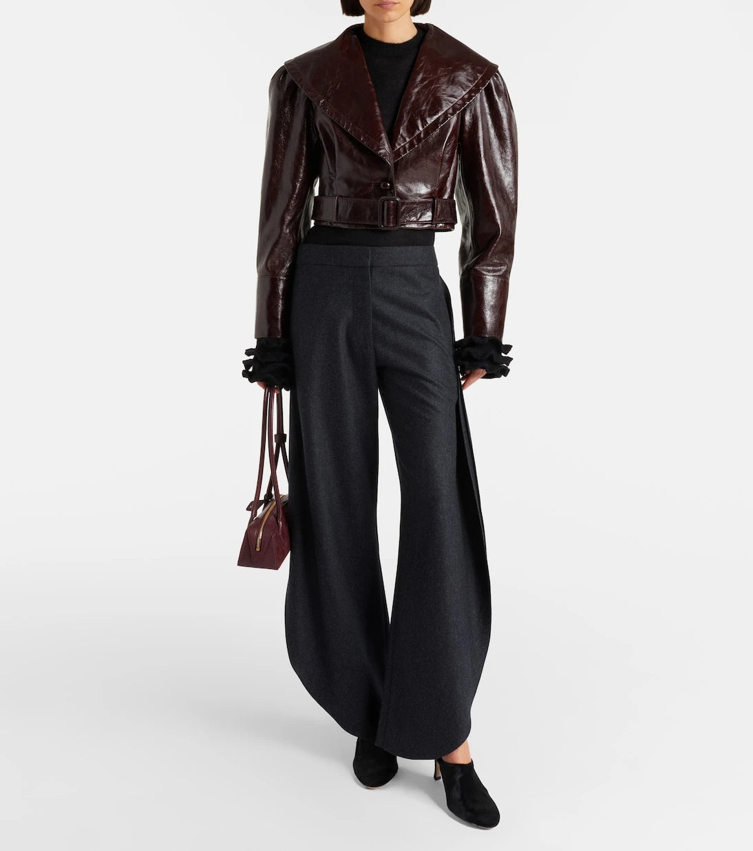 Christen - Elipse 75 calf hair mules