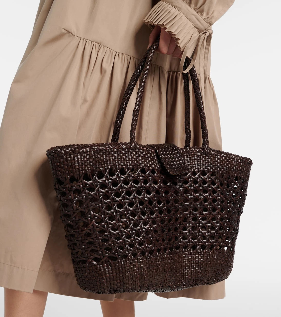 Rixo - x Dragon Diffusion Lucine leather tote bag