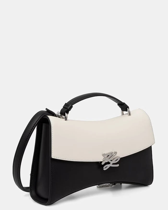 Karl Lagerfeld чанта тип багета дамска от кожа K/AUTOGRAPH