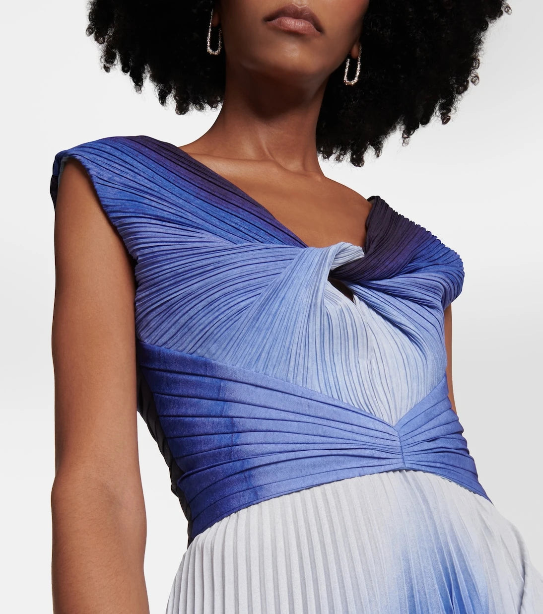 Altuzarra - Printed pleated maxi dress
