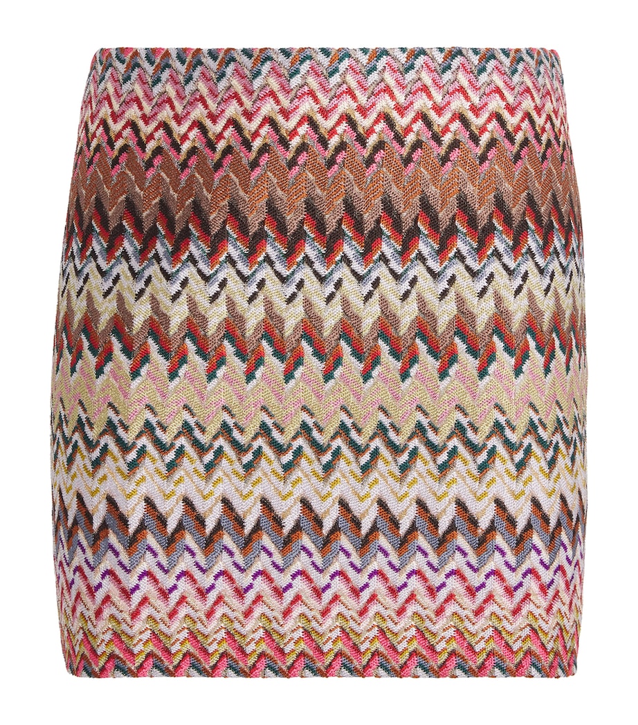 Multi Zigzag Mini Skirt