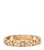 CHANEL Beige Gold and Diamond Coco Crush Ring