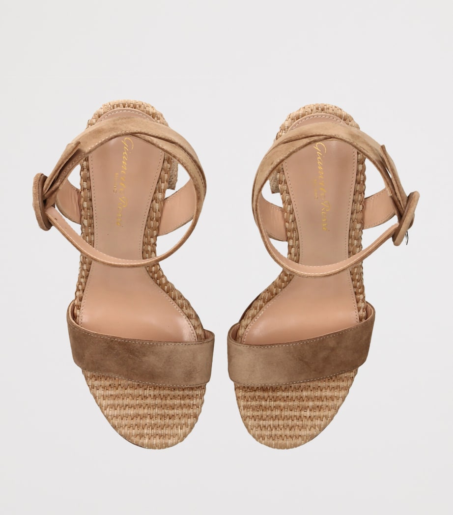 Suede Luana Heeled Sandals 85