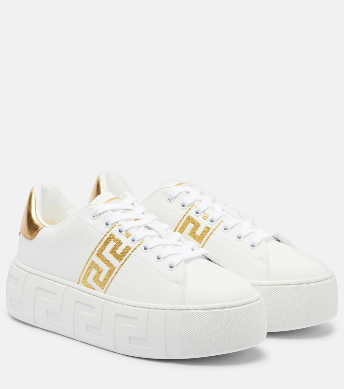 Versace - Greca embroidered sneakers