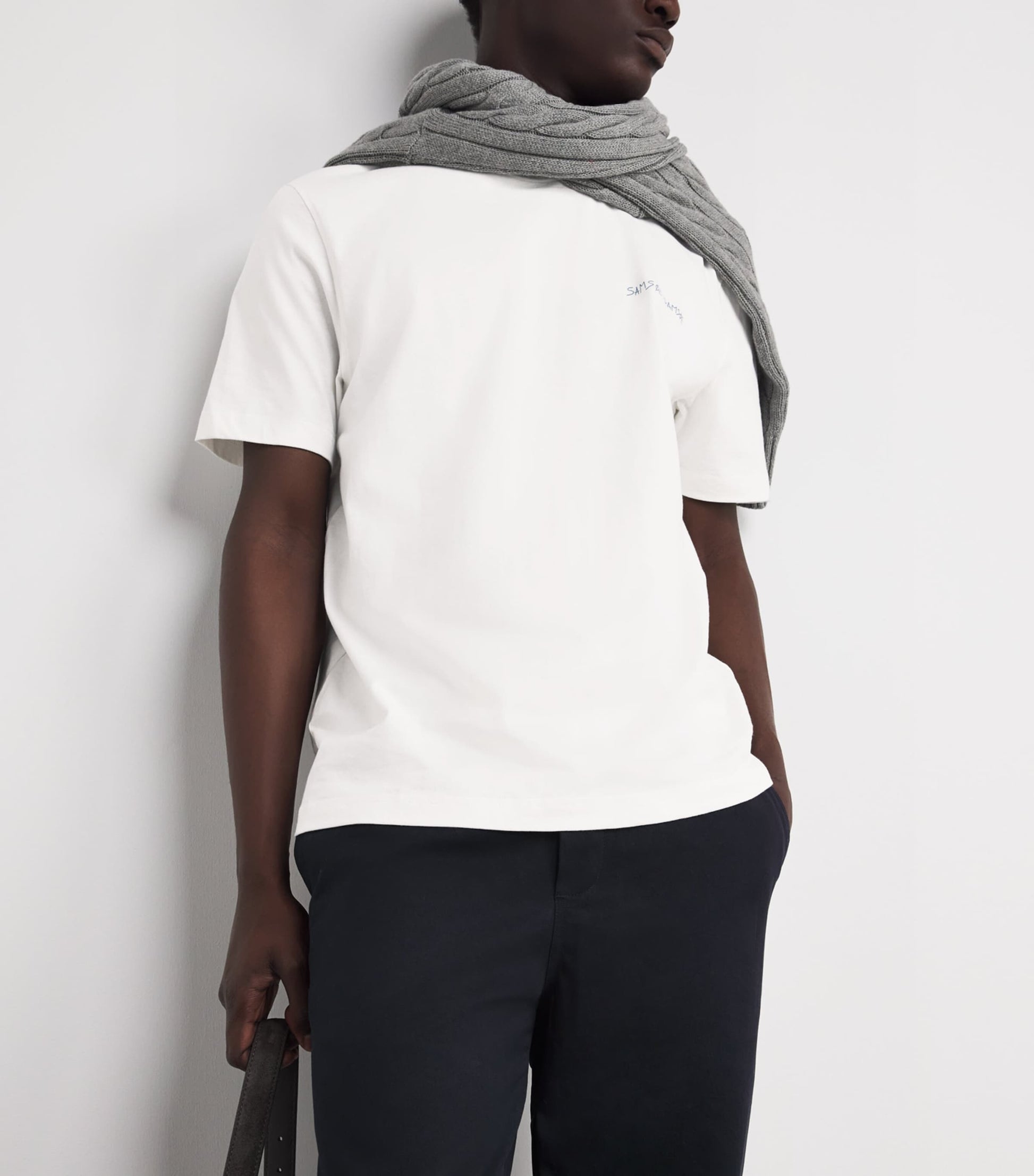 SAMSOE SAMSOE Cotton Dinner T-Shirt