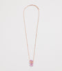 Rose Gold, Diamond, Kunzite and Crystal One-of-a-Kind Necklace